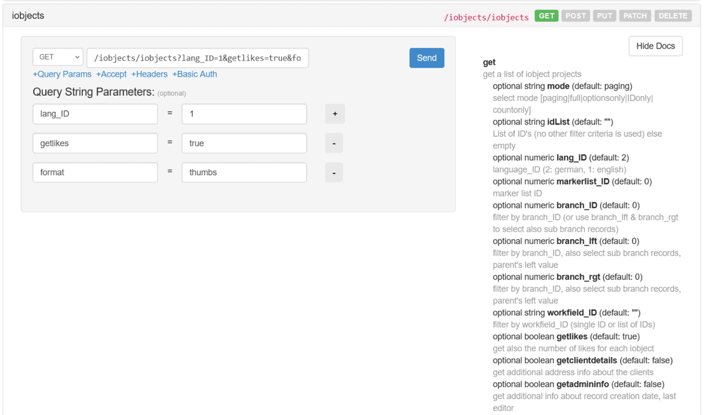 Abfrage von eigenen Comedy-Medien-Listen mit diversen Filter-Kriterien - image