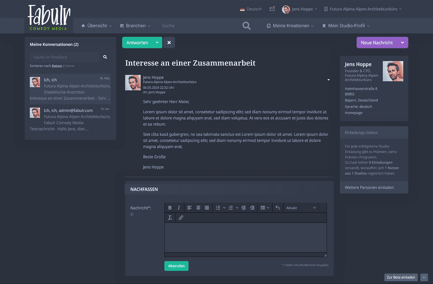 Konversations-Historie - image