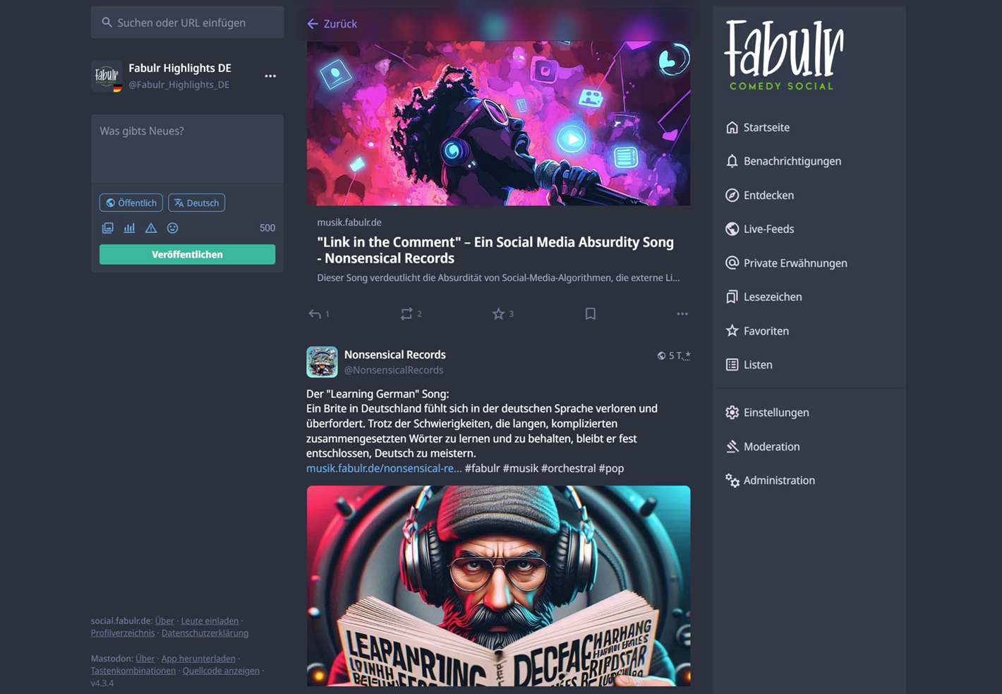 Anbindung an das dezentrale Fediverse - image
